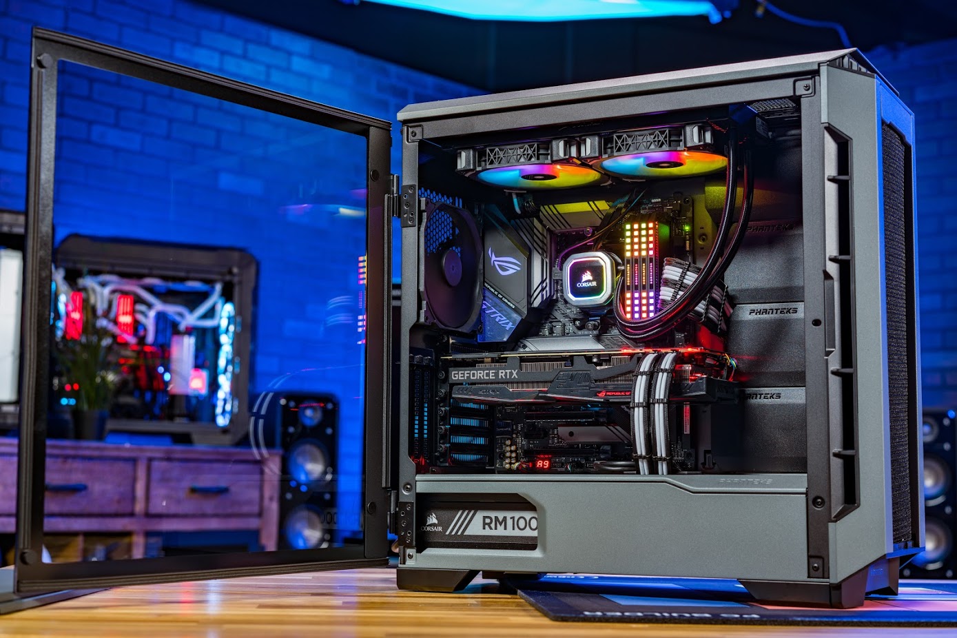 Inside of a gaming PC